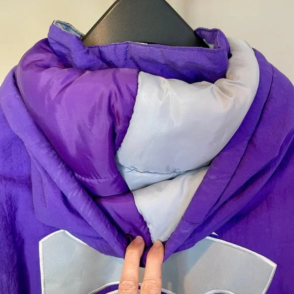 Kansas State Vintage XXL Y2K 90s Starter Jacket Coat Puffy Wildcats EUC Puffy